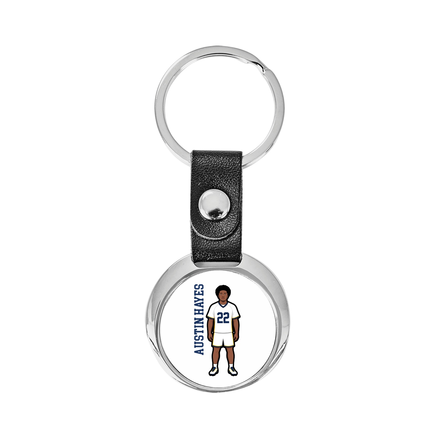 Key Chain — Name Vertical in Classic
