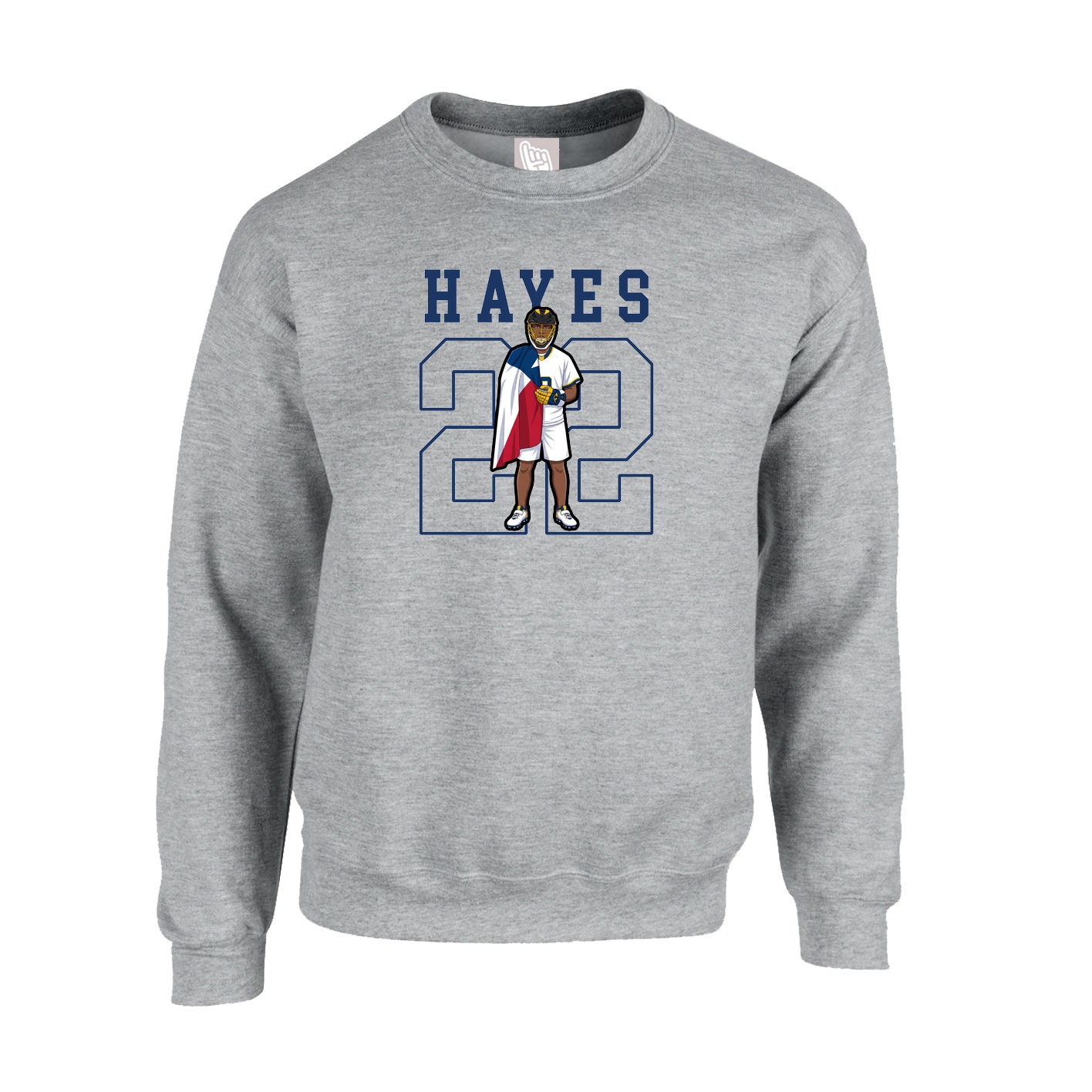 Fleece Crew — Shirsey in Grey