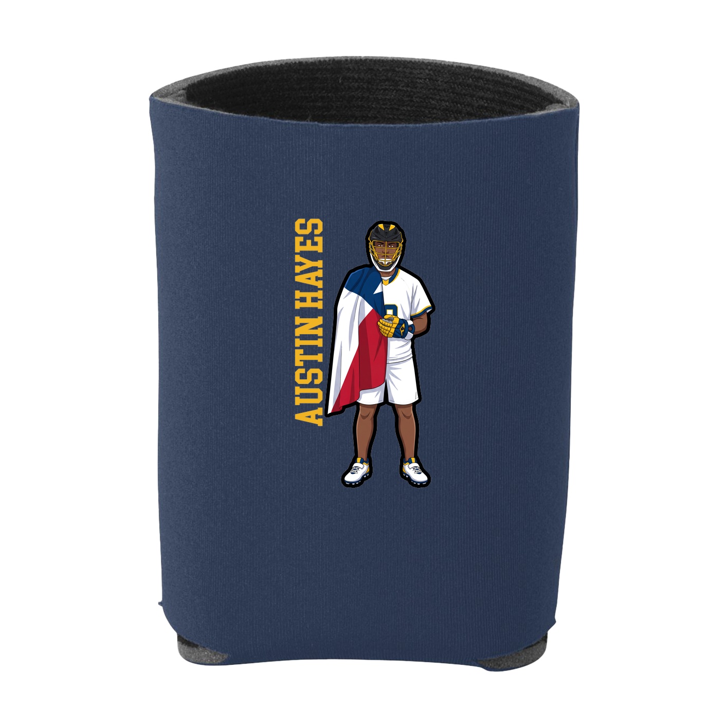 Can Holder — Name Vertical in Navy