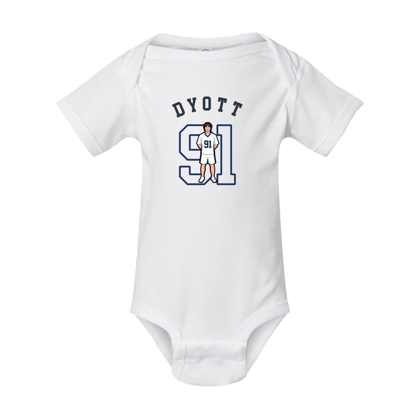 Baby Onesie — Shirsey Arch in White