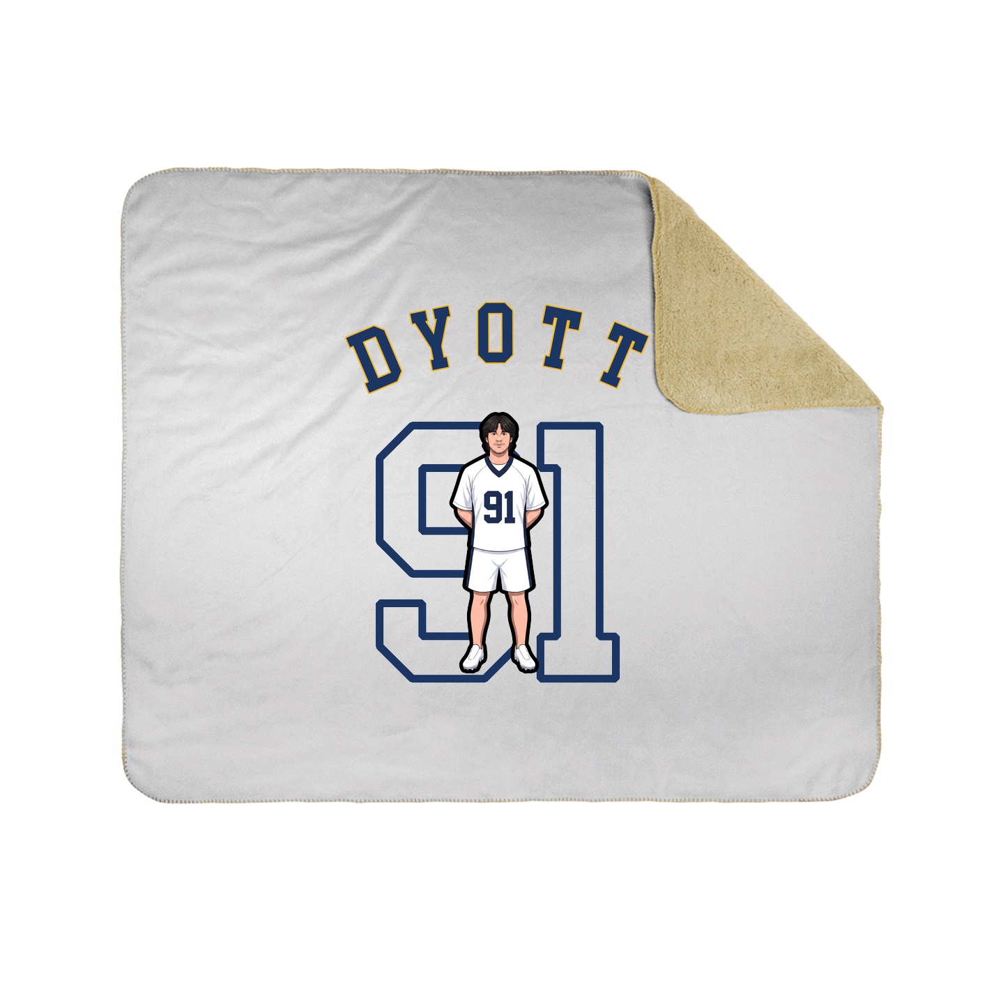Throw Blanket — Shirsey Arch in White