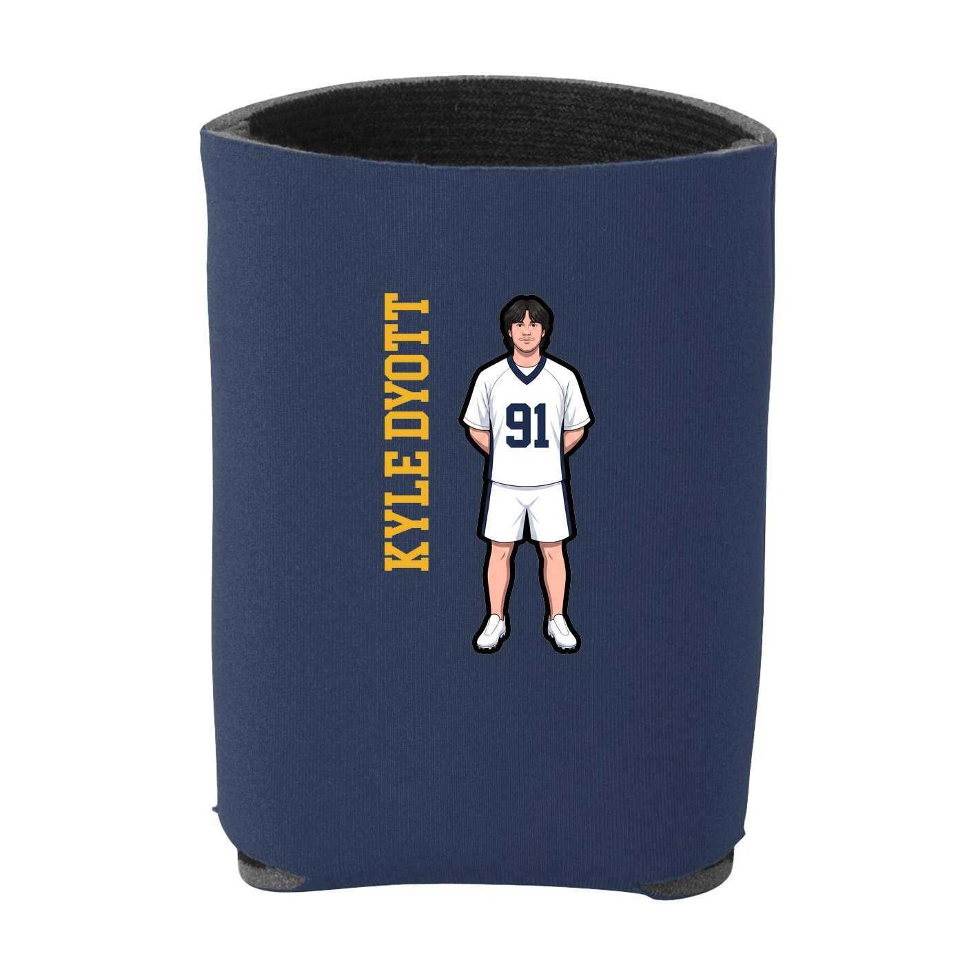 Can Holder — Name Vertical in Navy