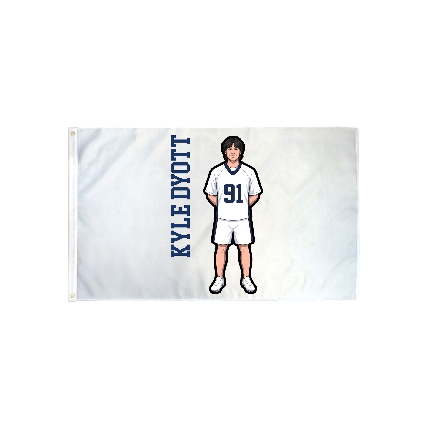 3x5 Flag — Name Vertical in Classic