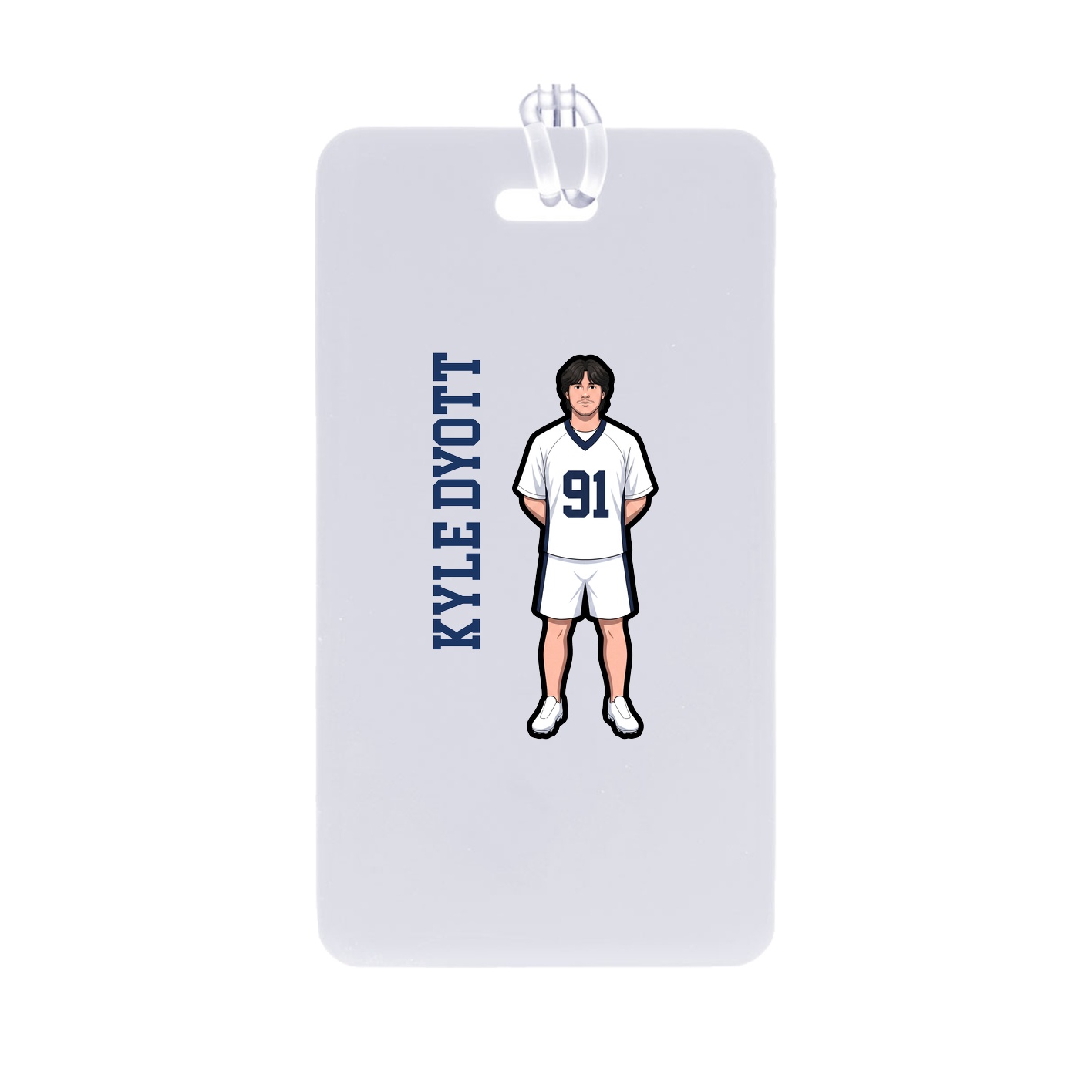 Bag Tag — Name Vertical in Classic