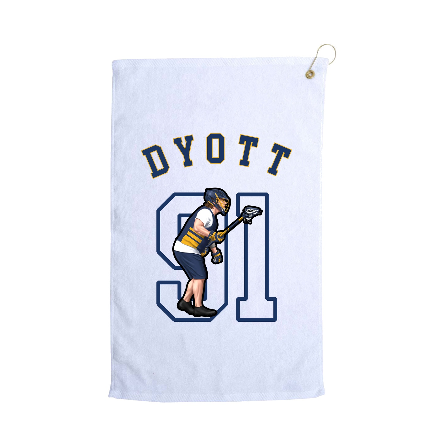 Golf Towel — Shirsey Arch in White