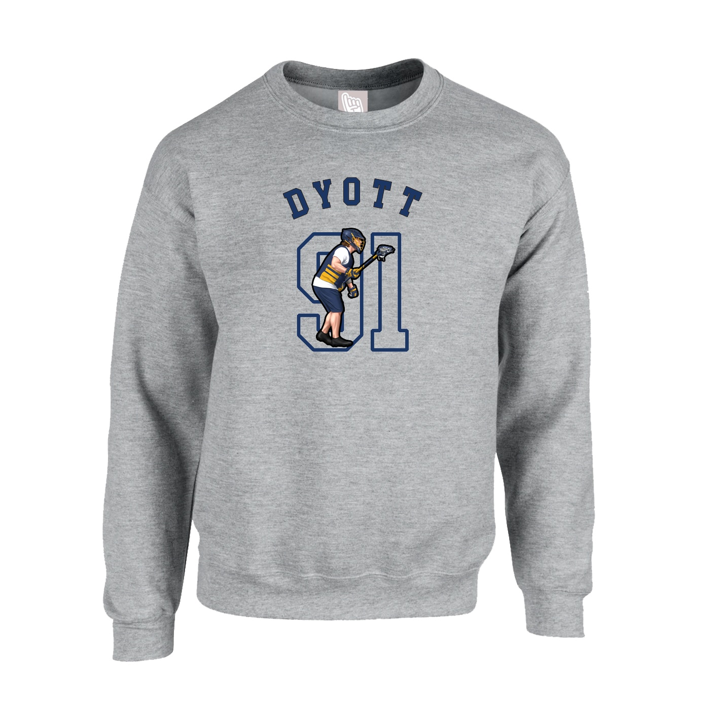 Fleece Crew — Shirsey Arch in Grey