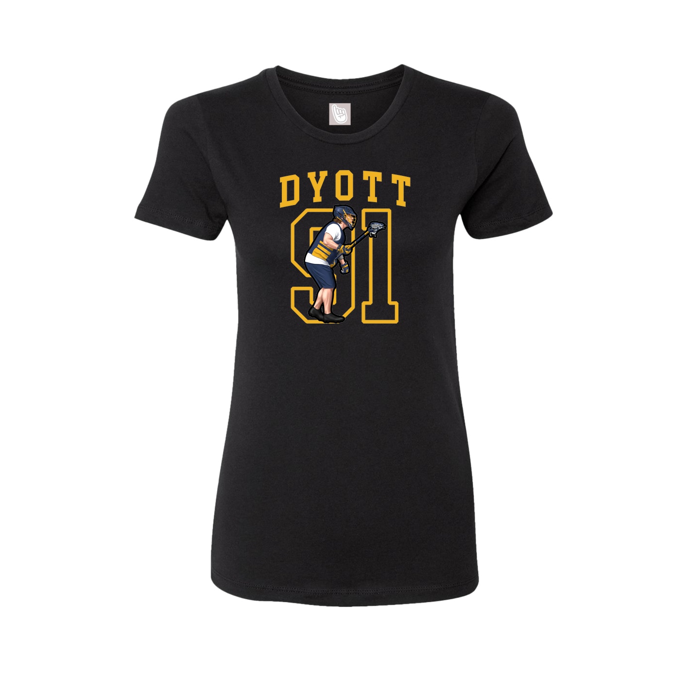 Fitted Women's Tee — Shirsey in Black
