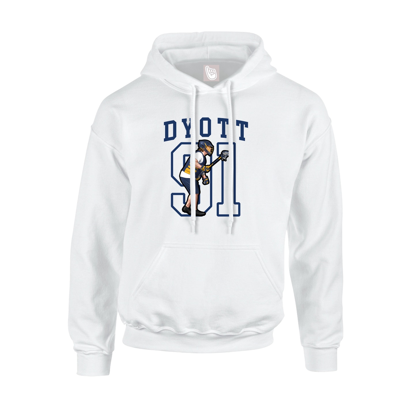 Hoodie — Shirsey in White