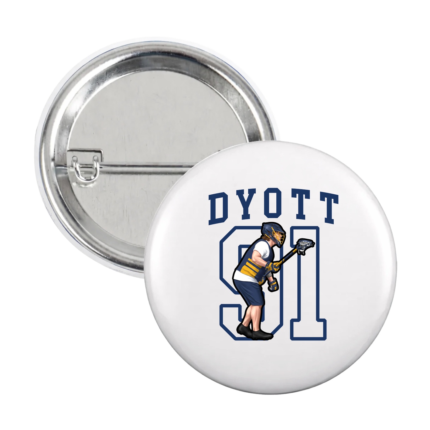 Game Day Button — Shirsey in White
