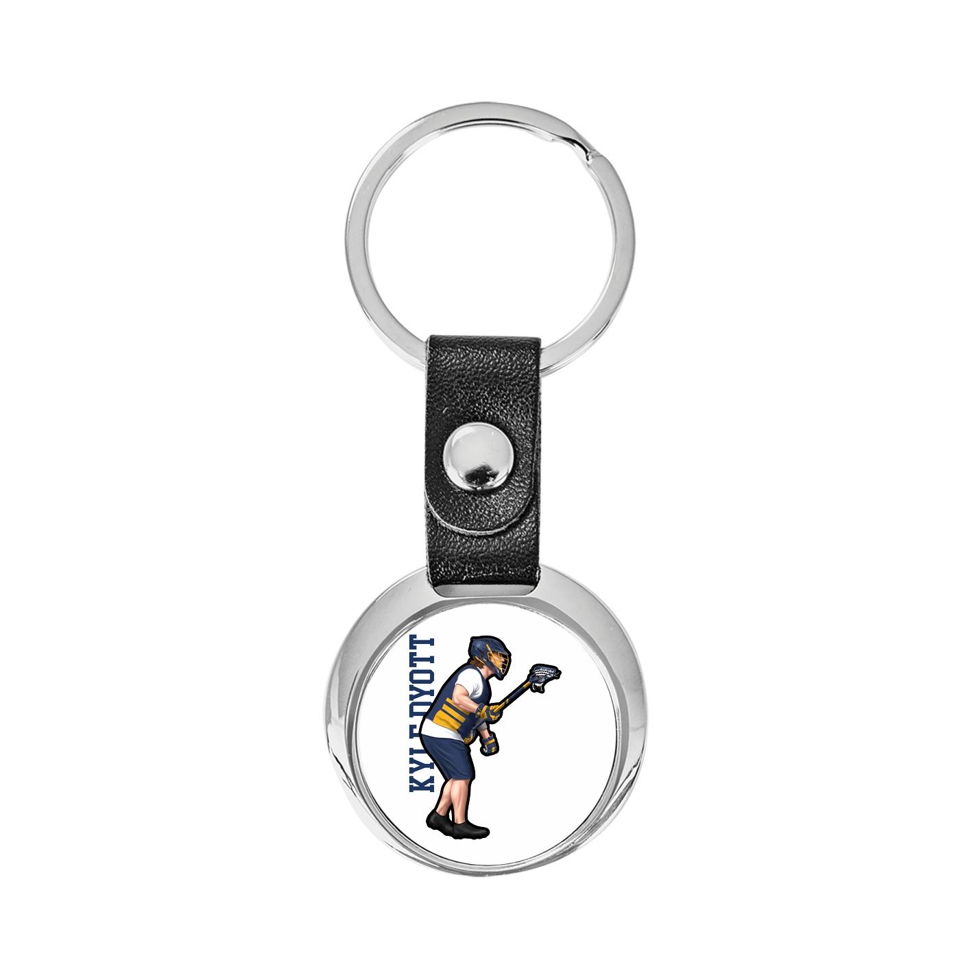 Key Chain — Name Vertical in Classic
