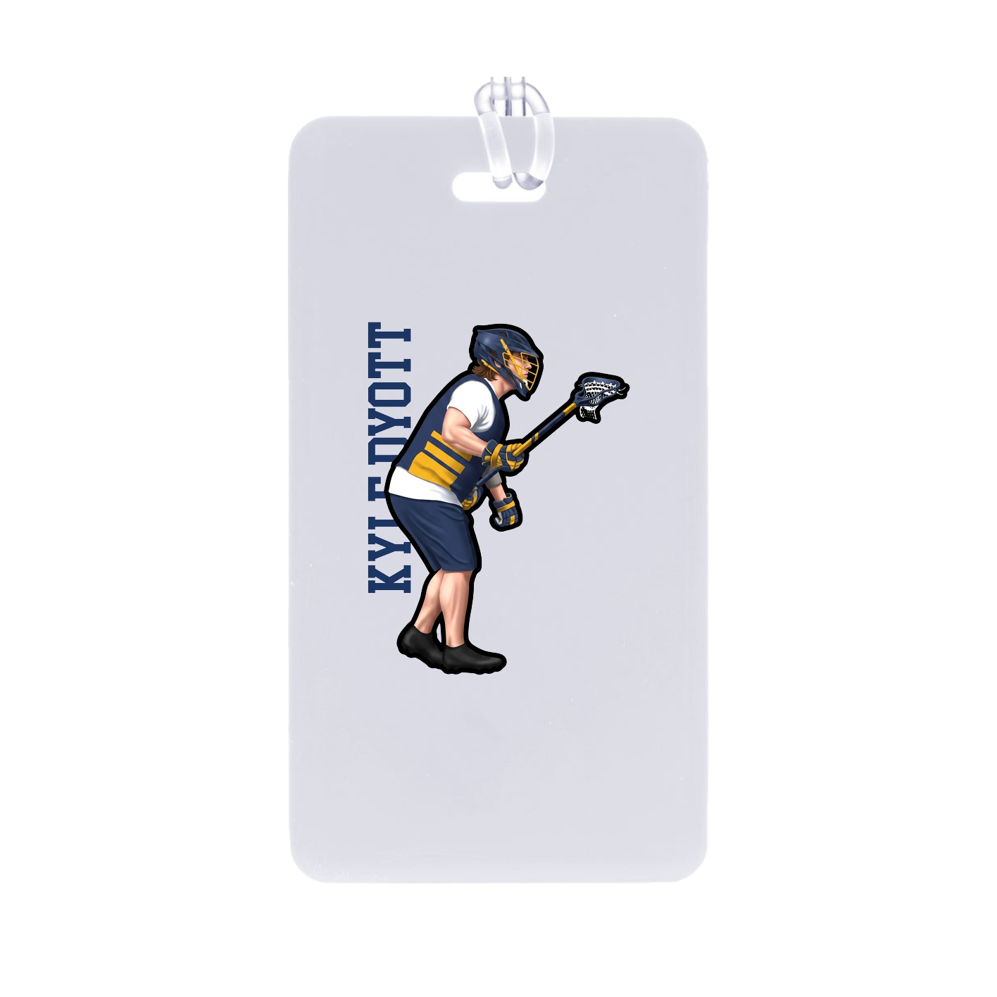 Bag Tag — Name Vertical in Classic