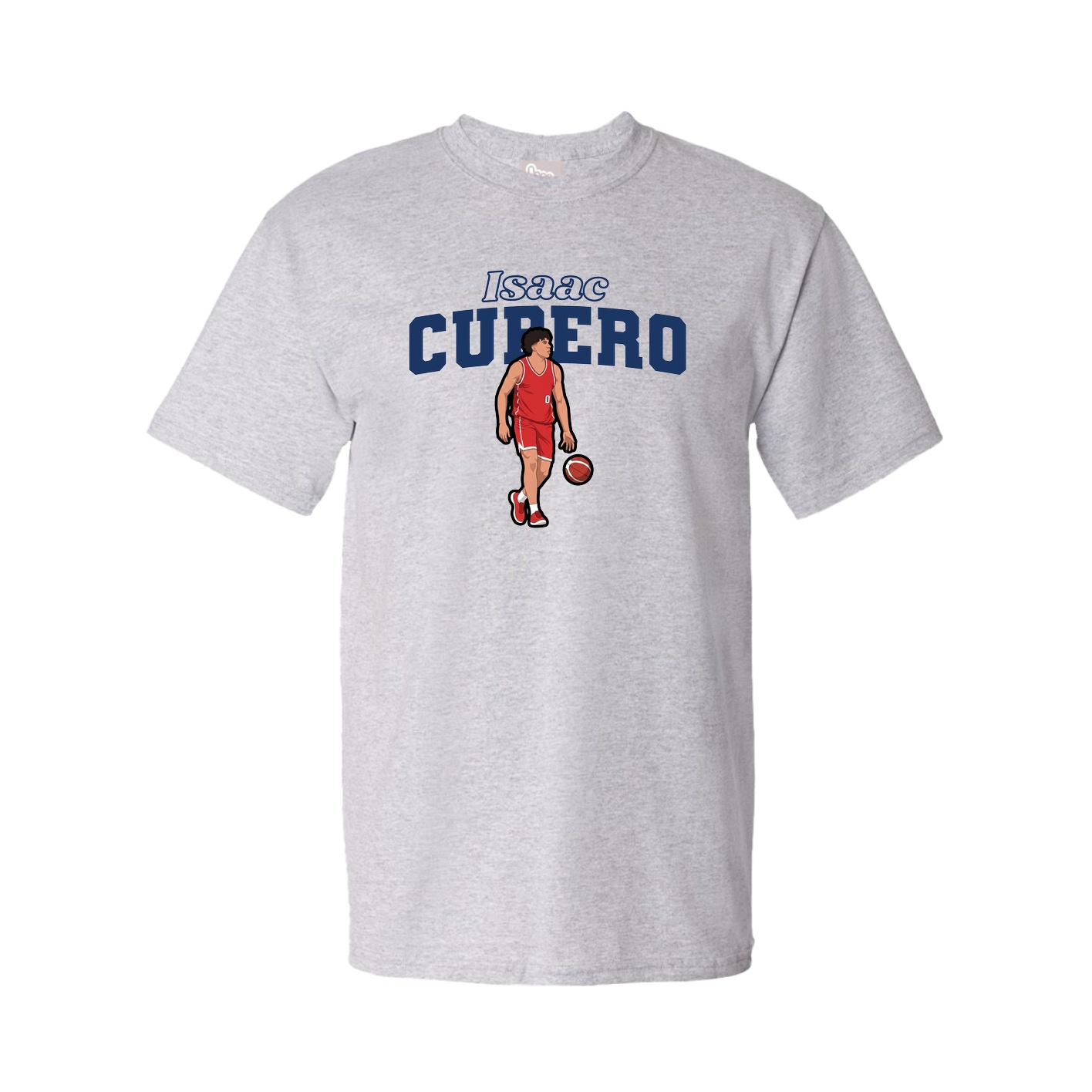 Youth Tee — Name Arch in Grey