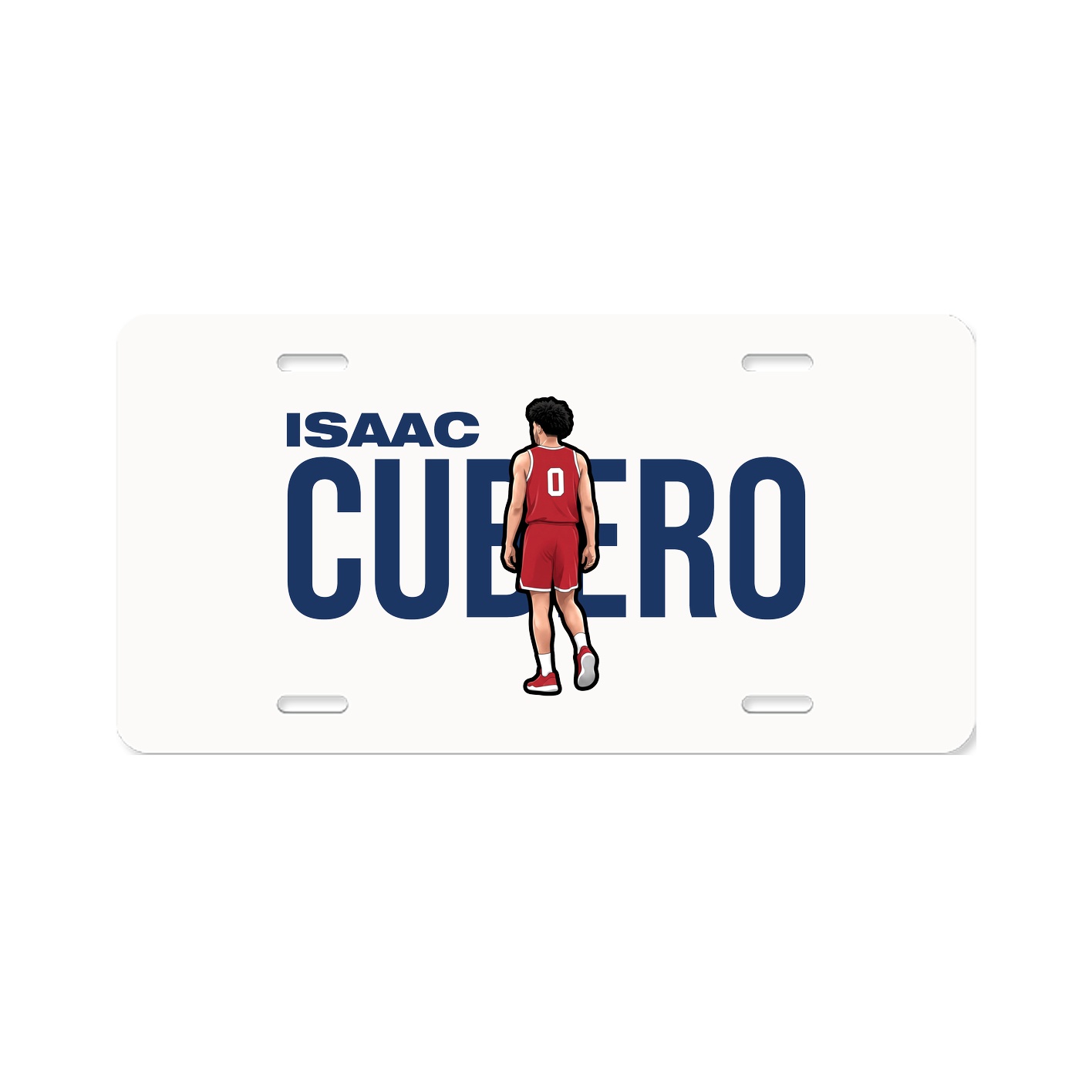 License Plate — Player Name in Classic