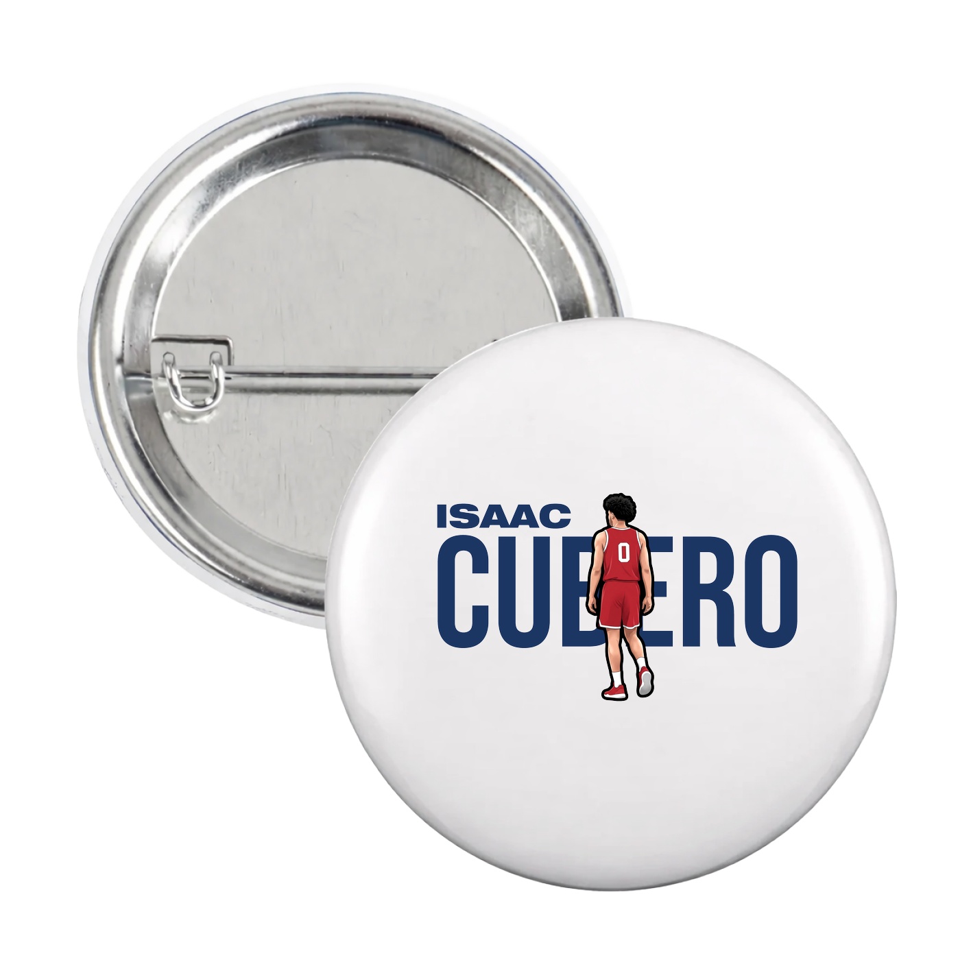 Game Day Button — Player Name in White
