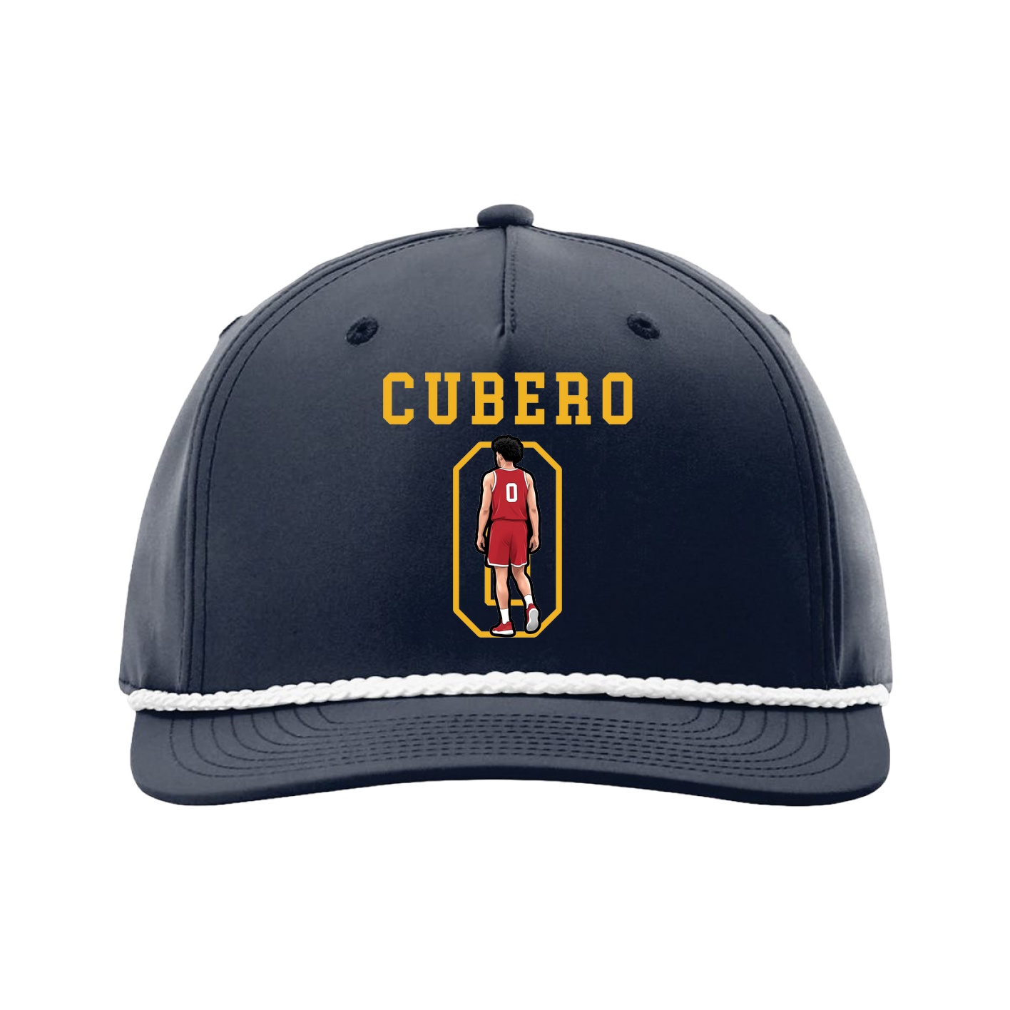 Five-Panel Classic Rope Cap — Shirsey in Navy