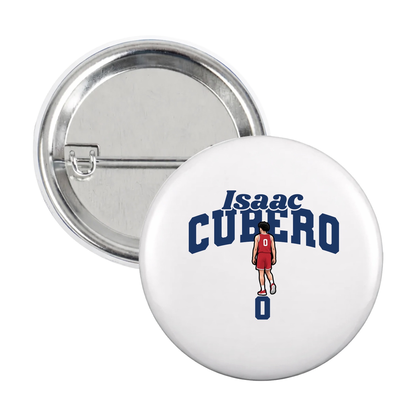 Game Day Button — Signature Arch in White