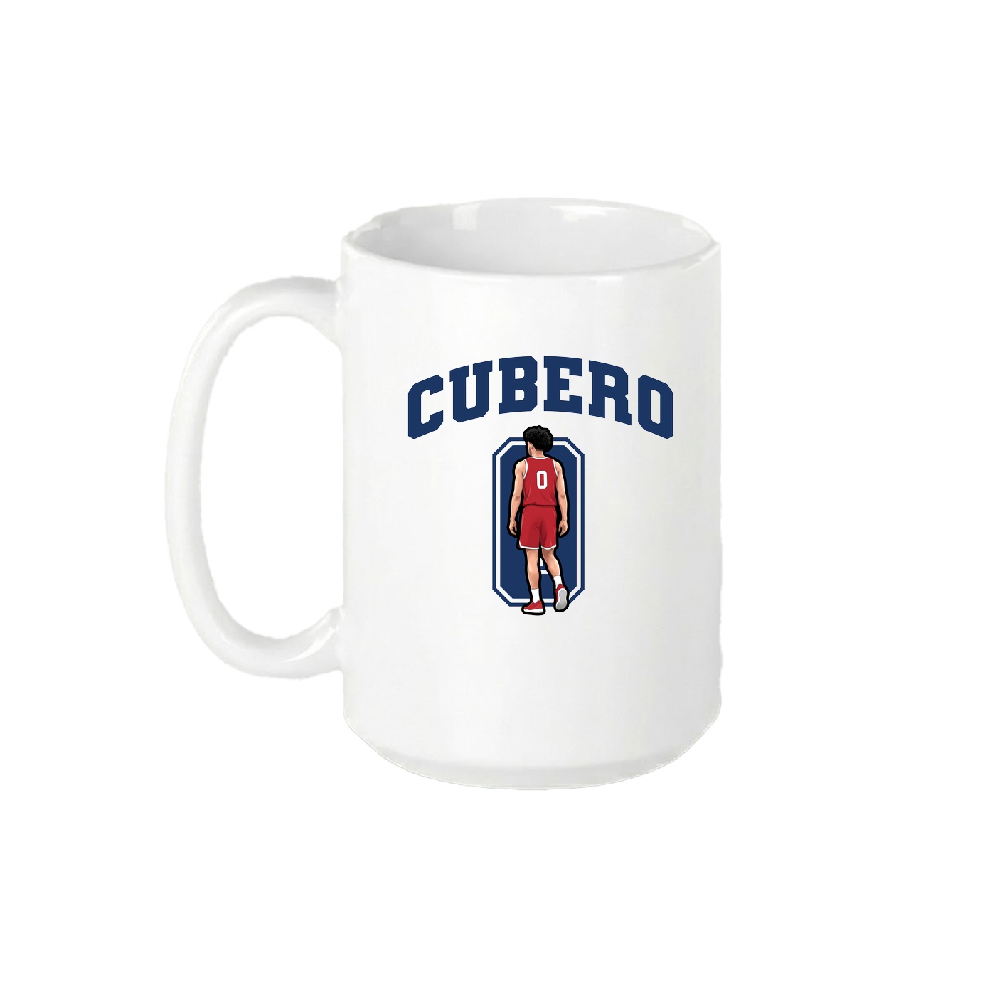 15oz Coffee Mug — Number in White