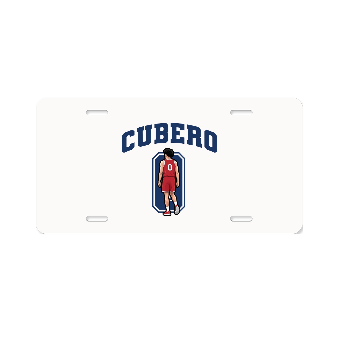 License Plate — Number in Classic