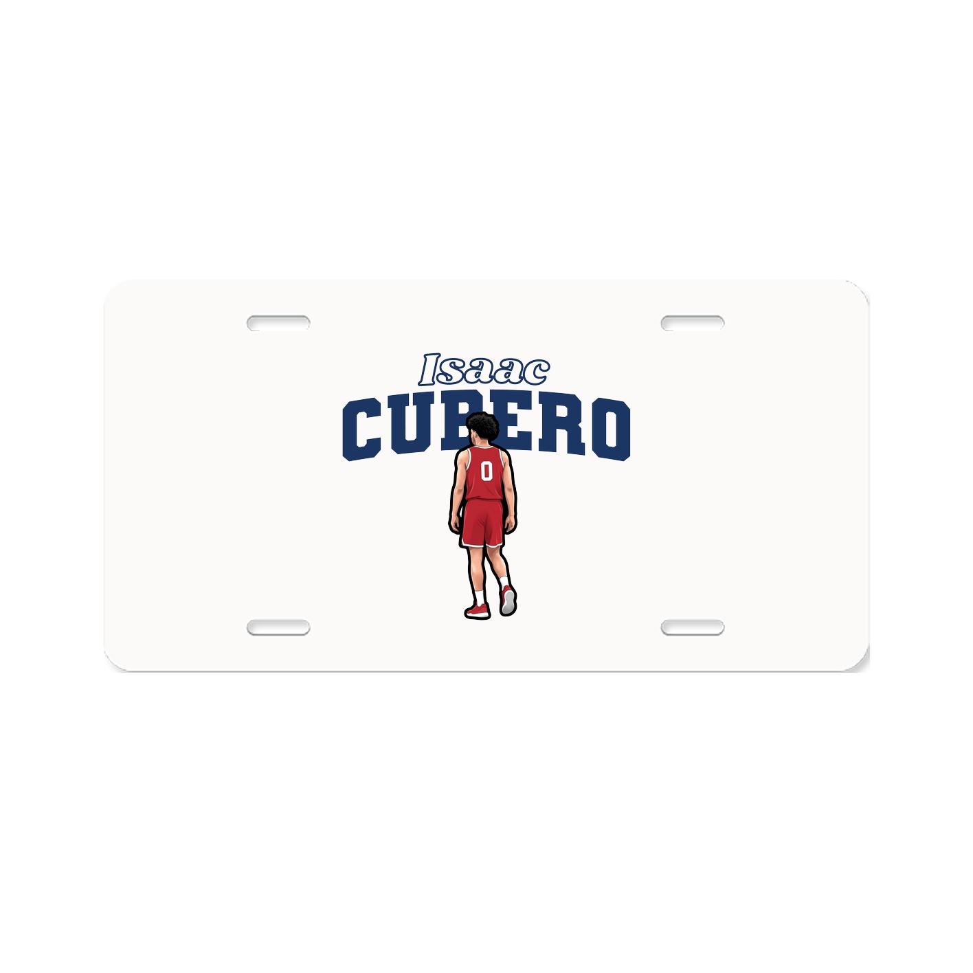 License Plate — Name Arch in Classic
