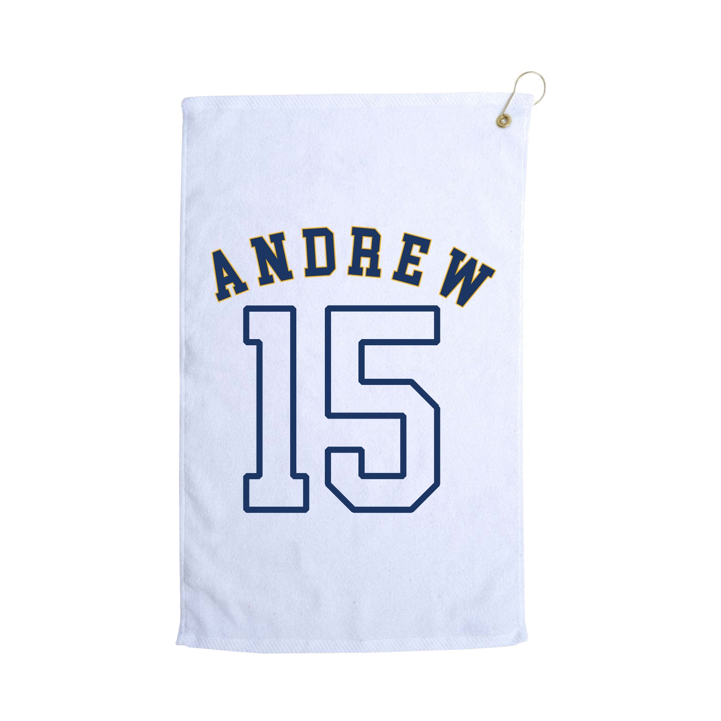Golf Towel — Shirsey Arch in White