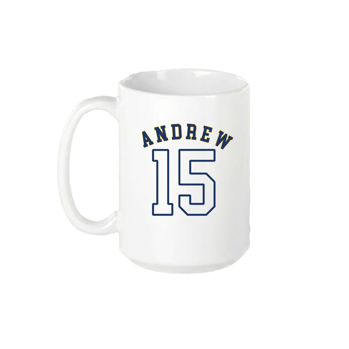 15oz Coffee Mug — Shirsey Arch in White