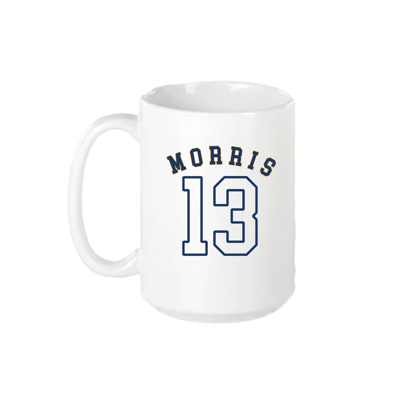 15oz Coffee Mug — Shirsey Arch in White