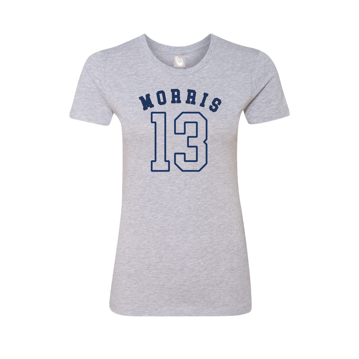 Fitted Women's Tee — Shirsey Arch in Grey