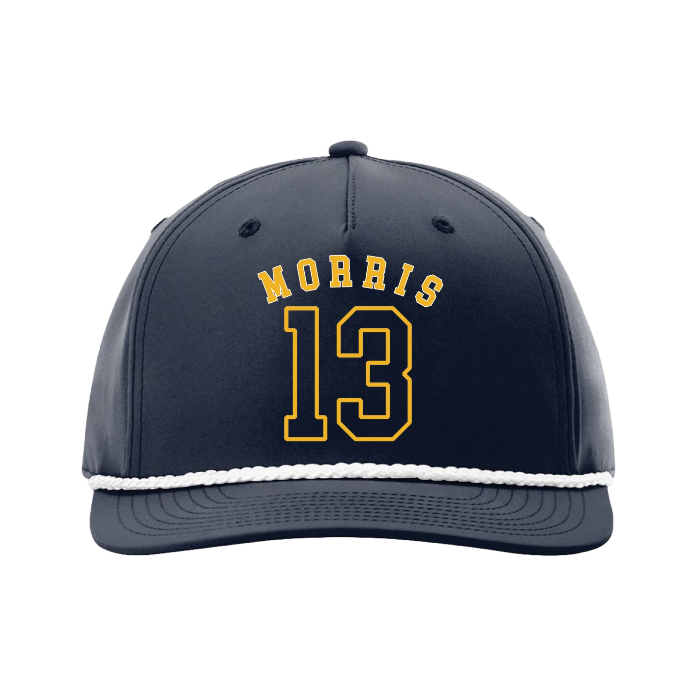 Five-Panel Classic Rope Cap — Shirsey Arch in Navy