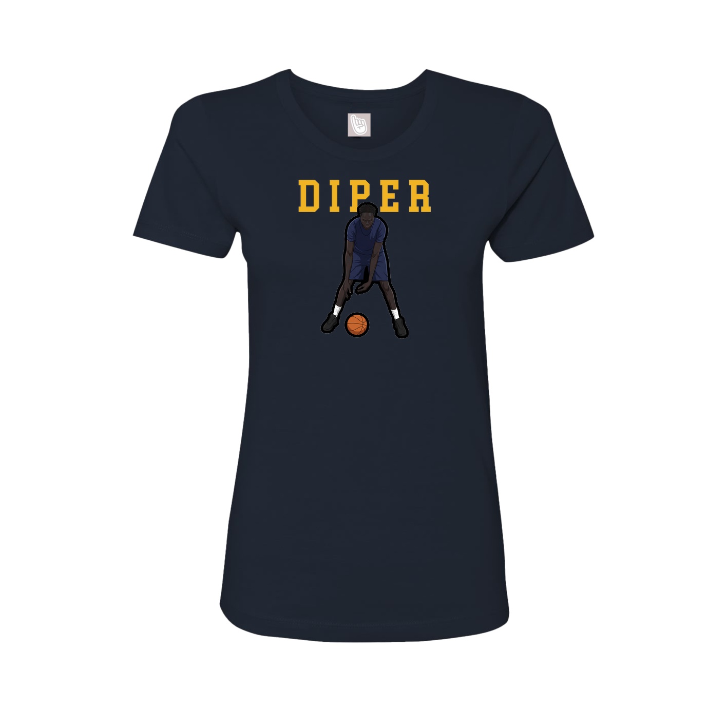 Fitted Women's Tee — Classic in Navy