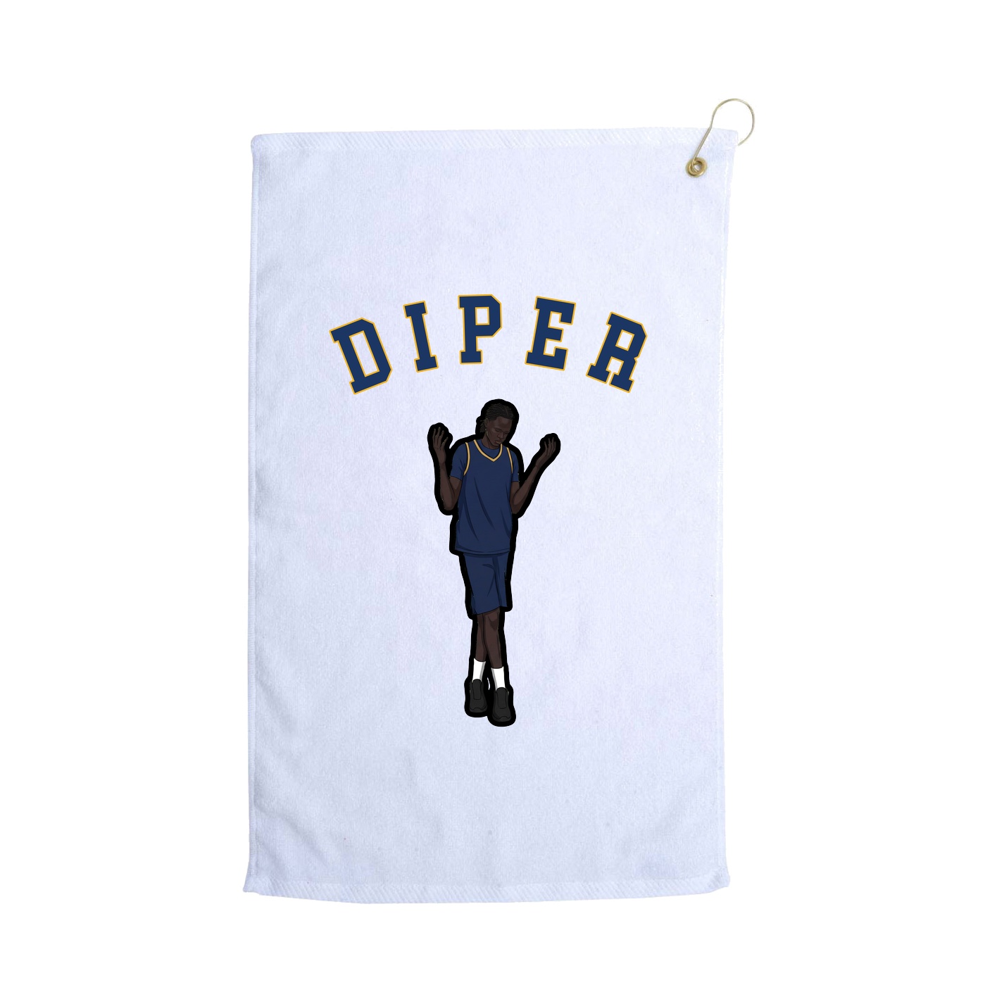 Golf Towel — Classic in White