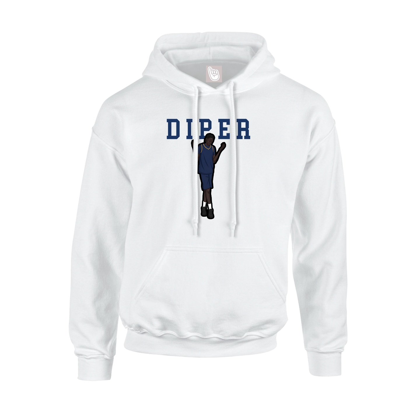 Hoodie — Classic in White