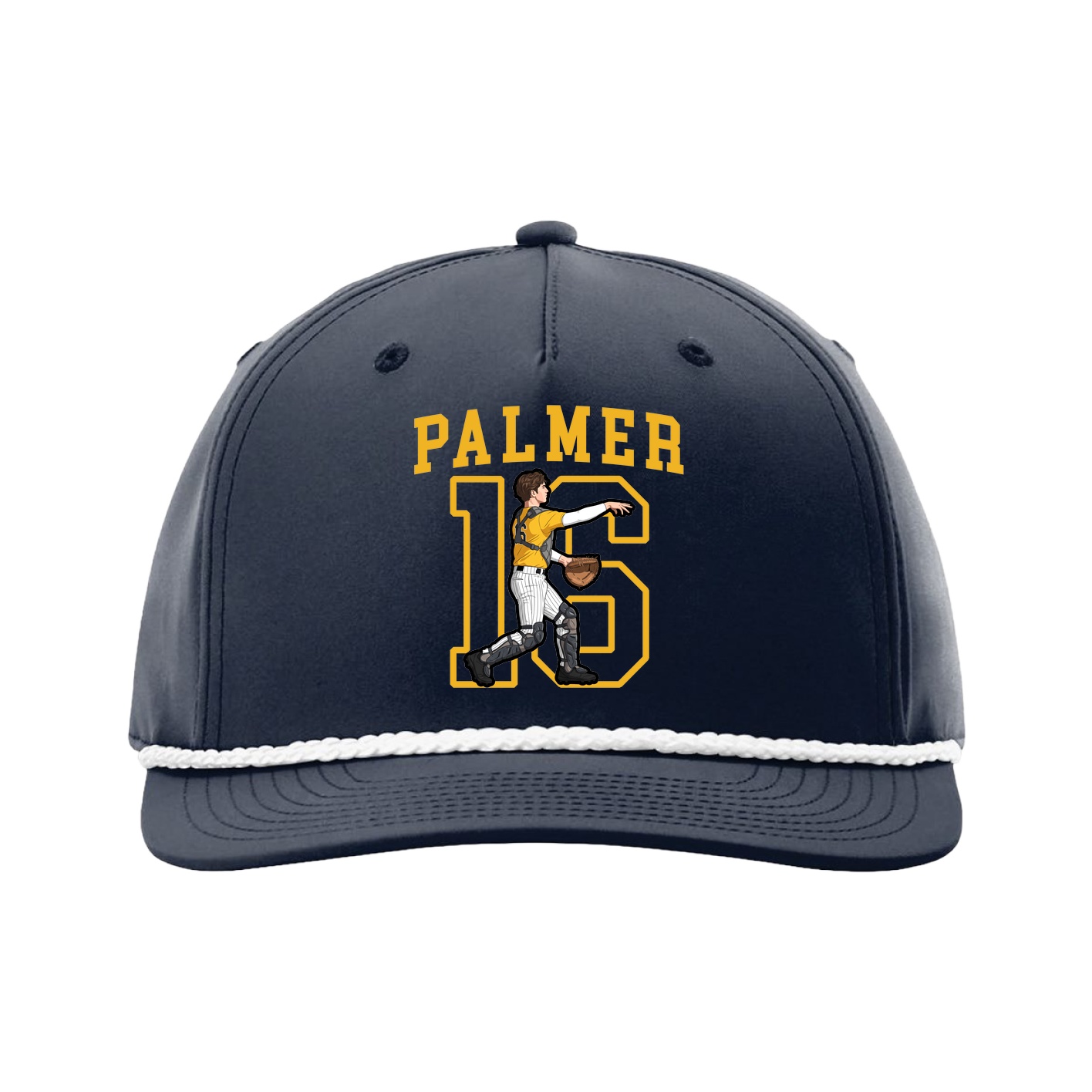 Five-Panel Classic Rope Cap — Shirsey in Navy