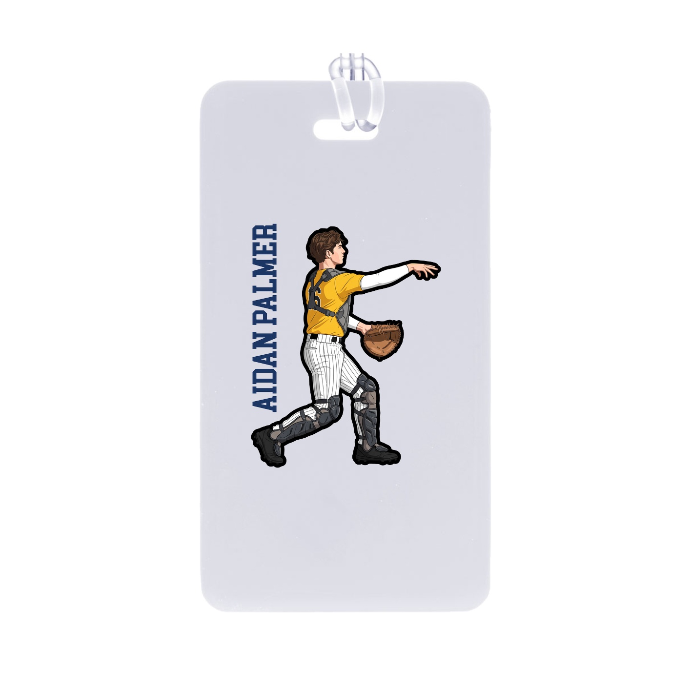 Bag Tag — Name Vertical in Classic
