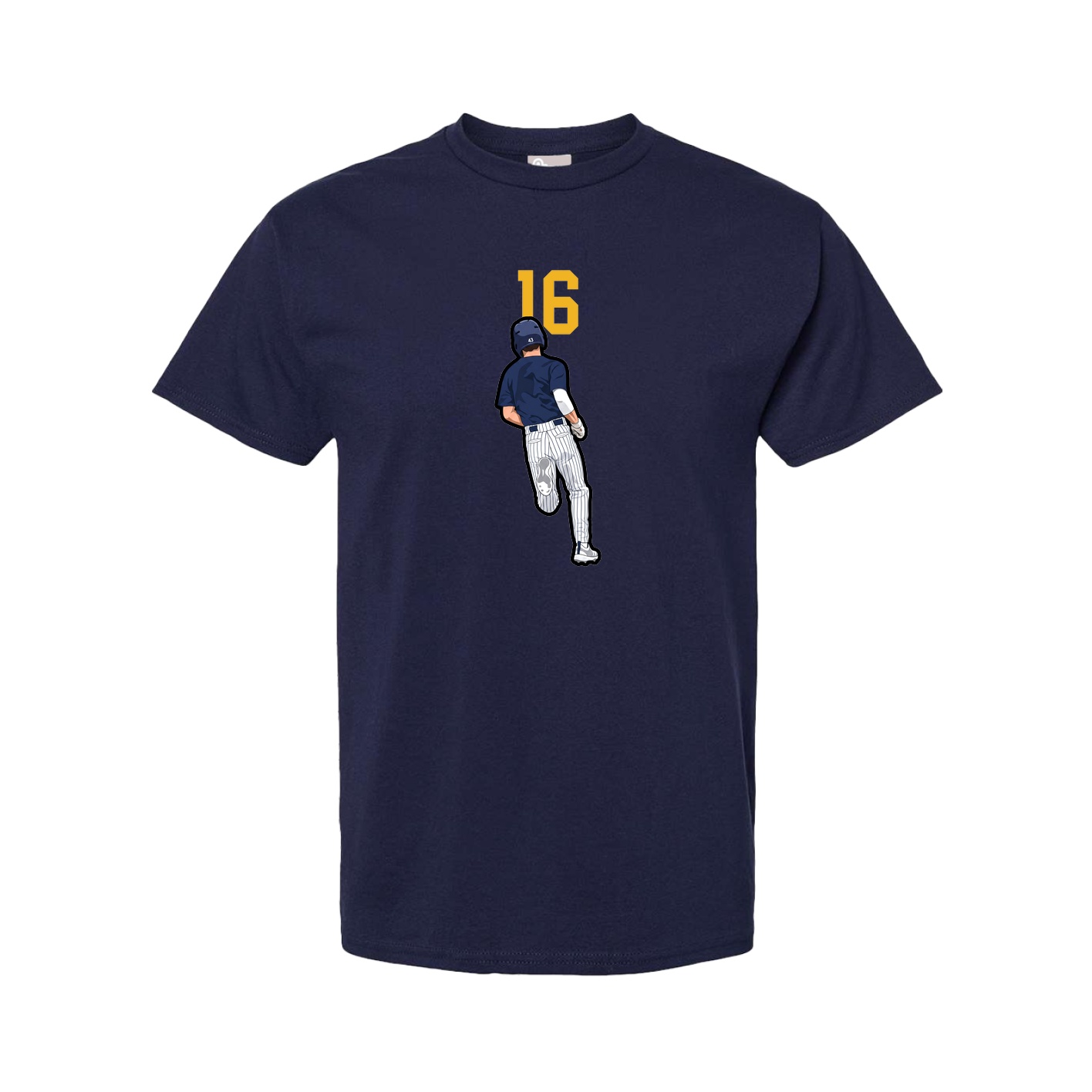 Youth Tee — Number Top in Navy