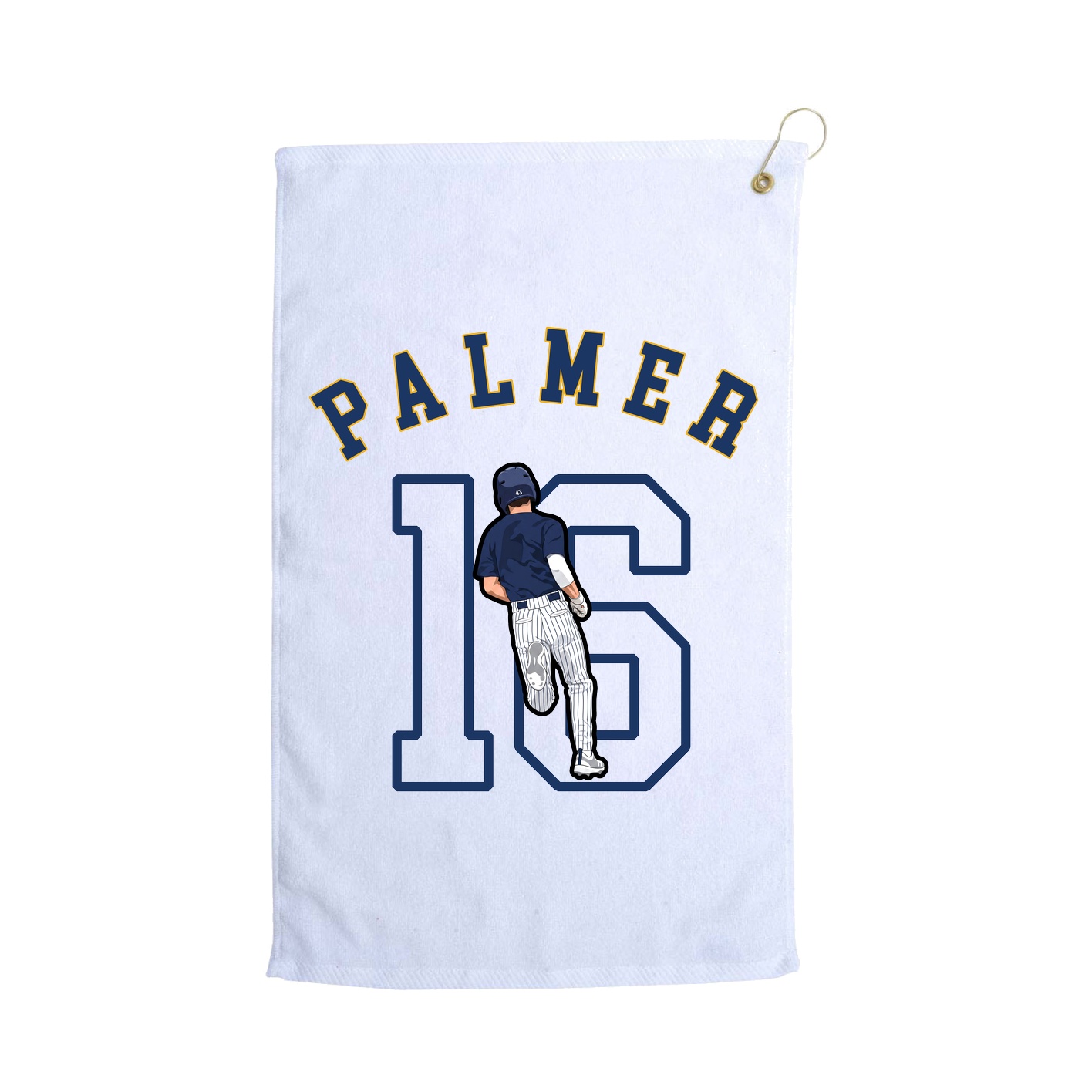Golf Towel — Shirsey Arch in White