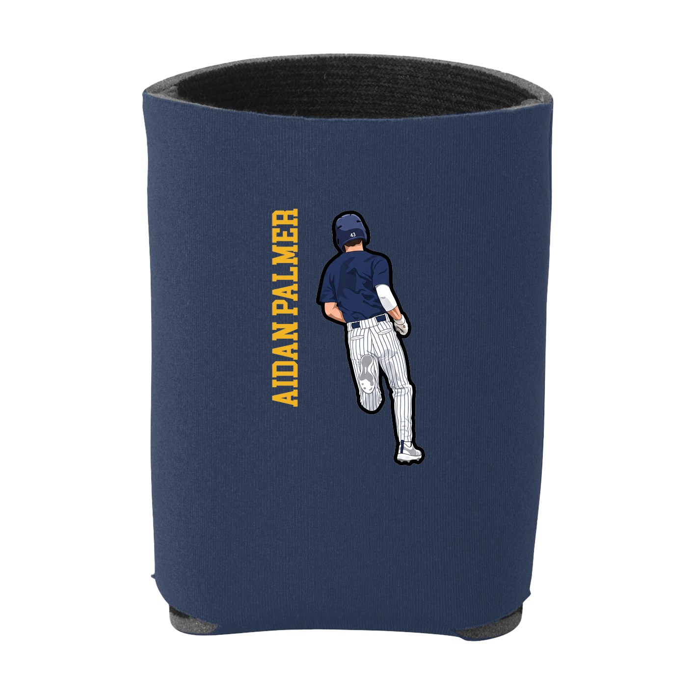 Can Holder — Name Vertical in Navy