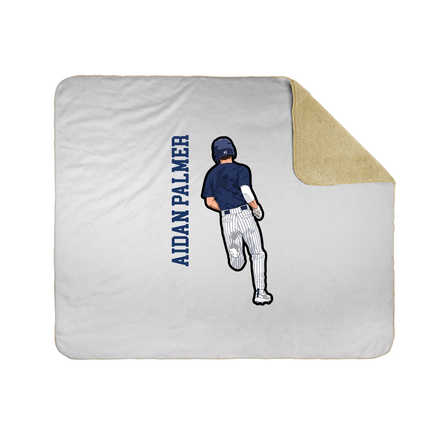 50x60 Sherpa Lined Throw Blanket