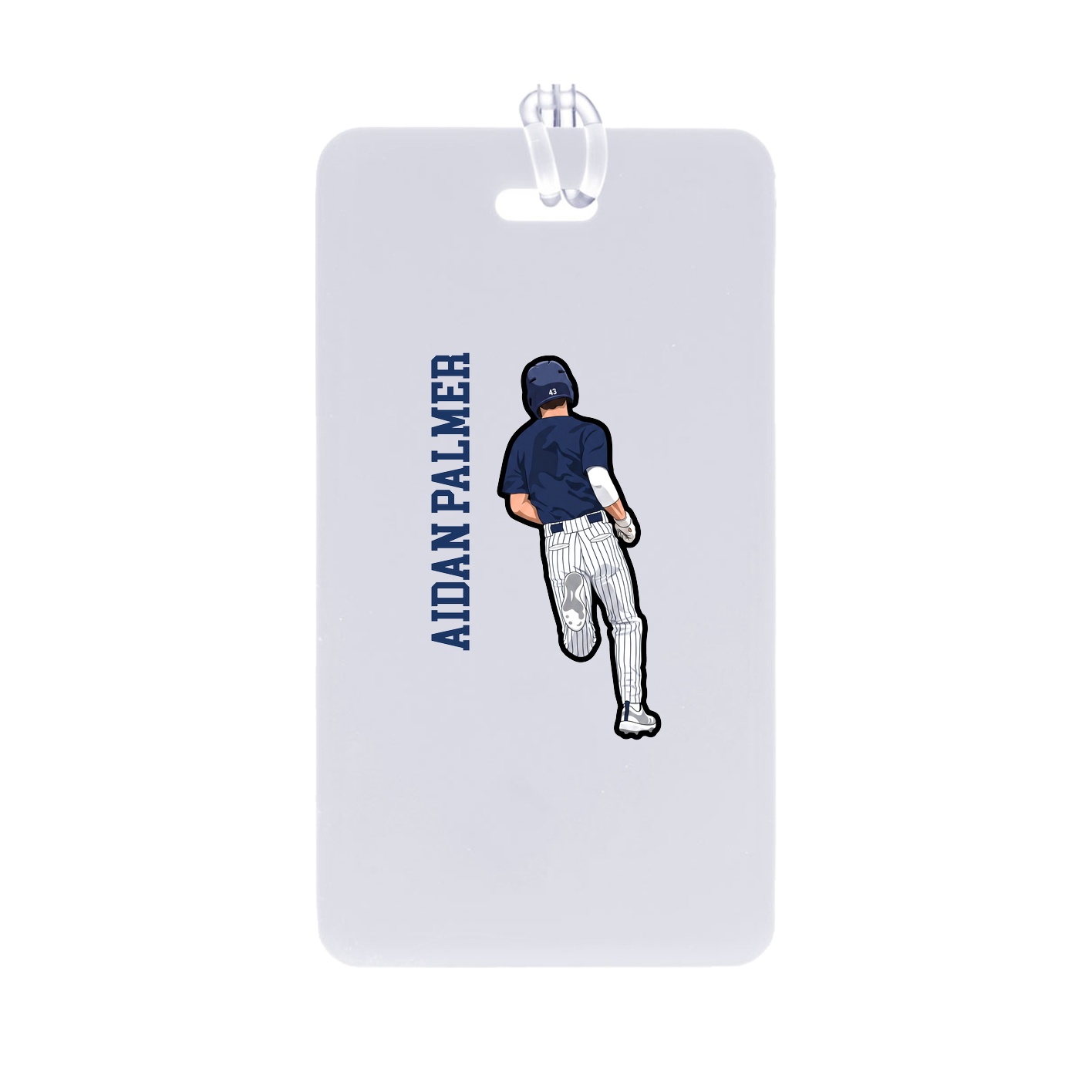 Bag Tag — Name Vertical in Classic