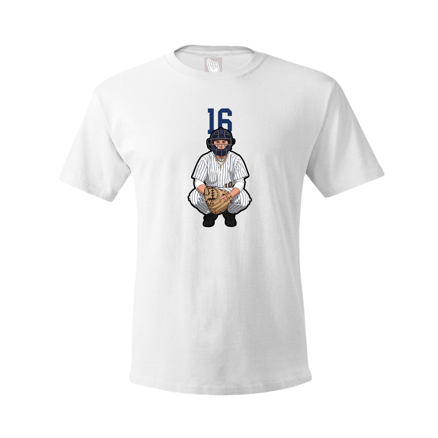 Tee — Number Top in White