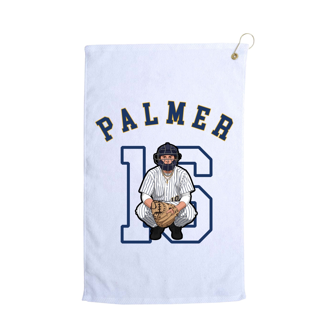 Golf Towel — Shirsey Arch in White