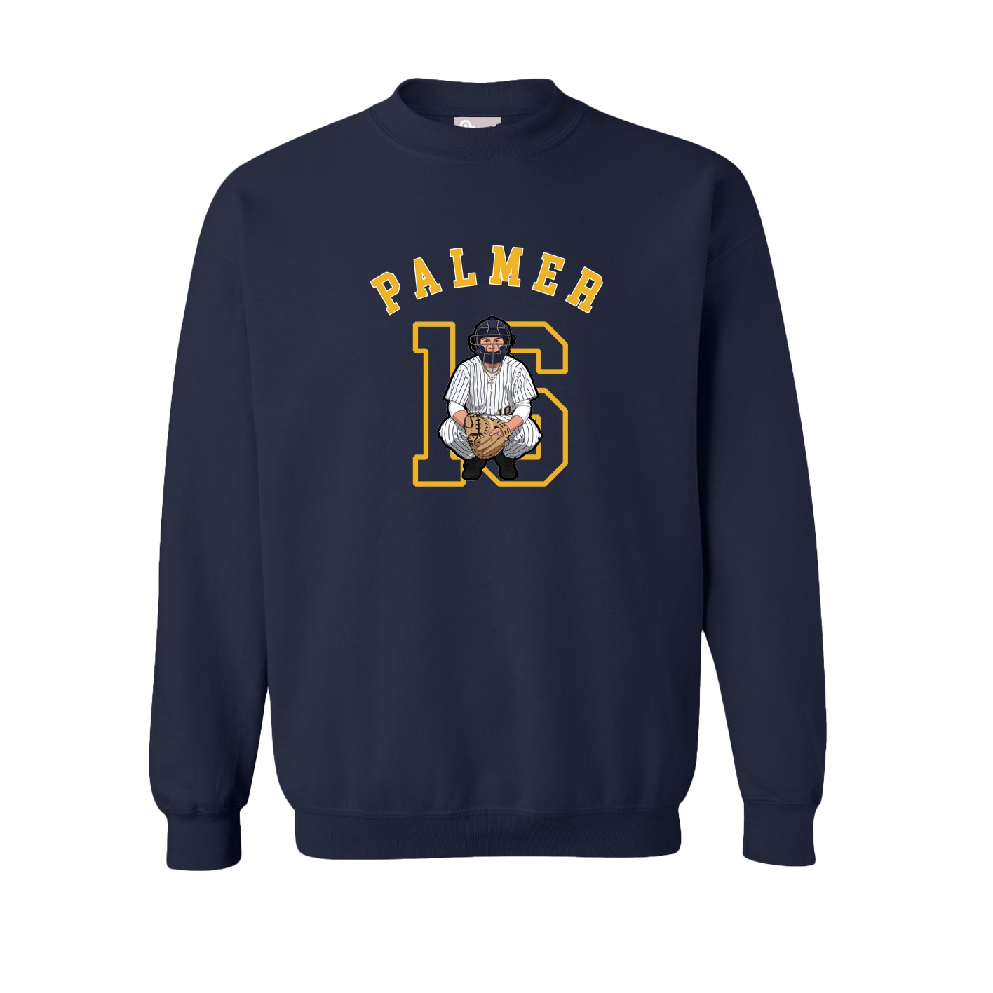 Fleece Crew — Shirsey Arch in Navy