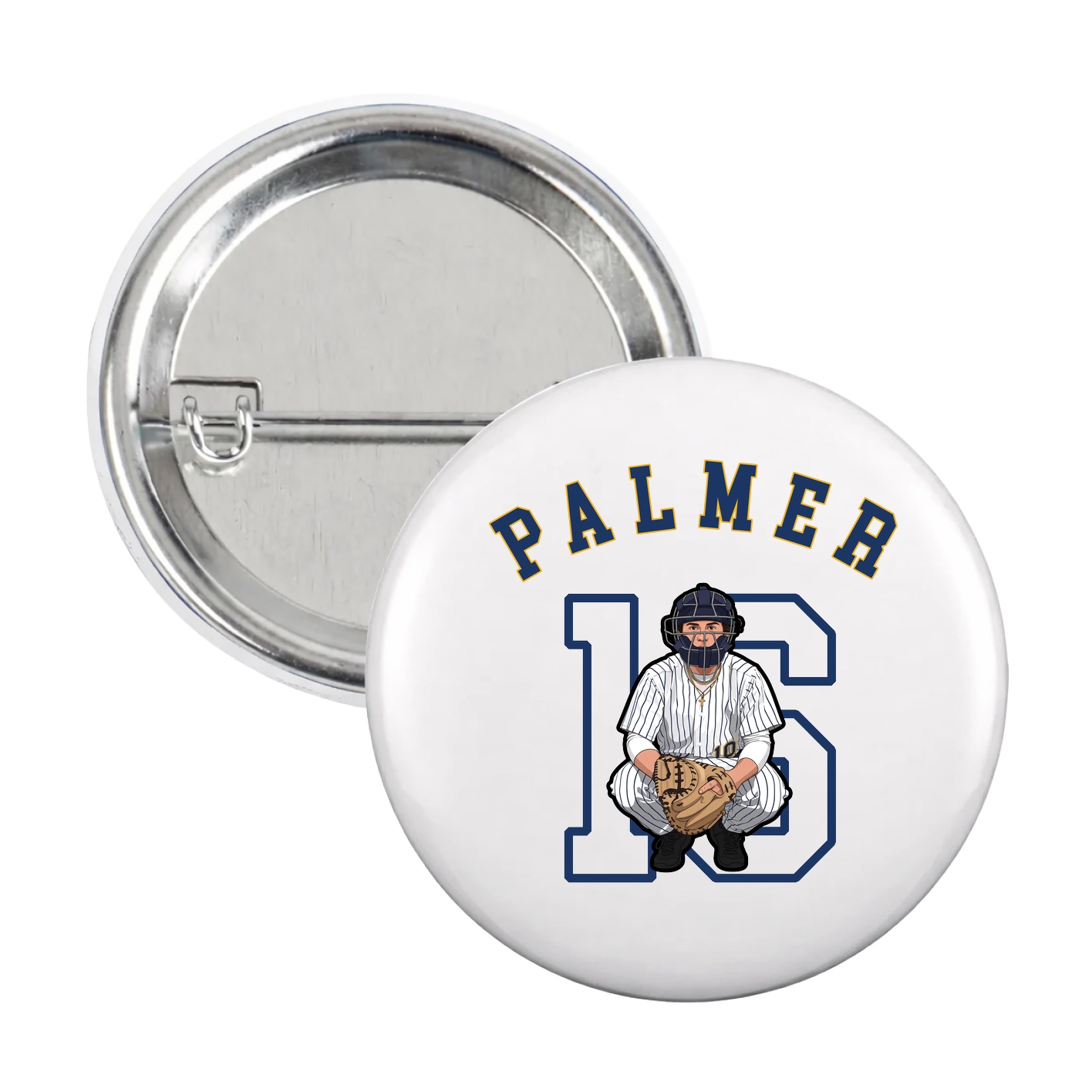 Game Day Button — Shirsey Arch in White