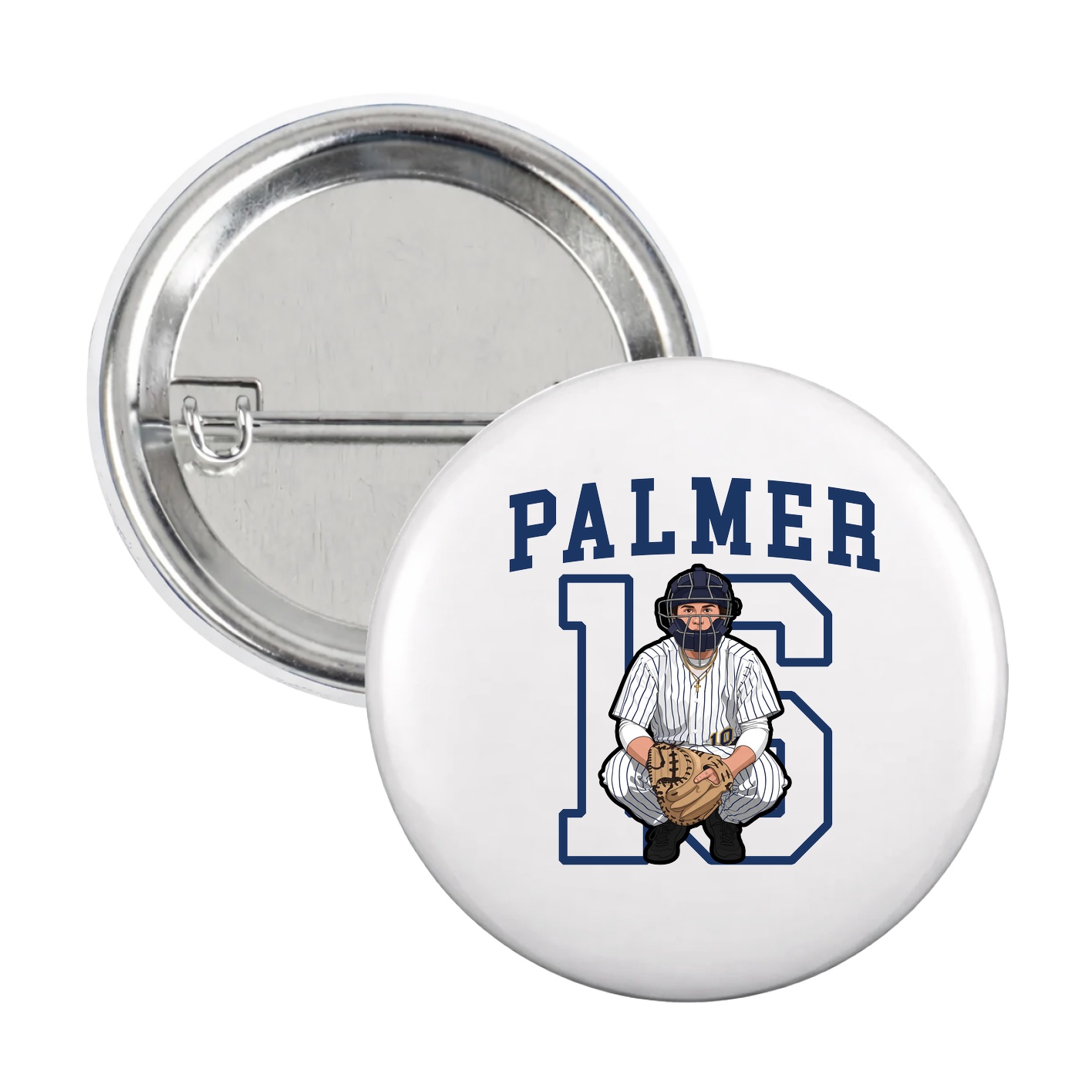 Game Day Button — Shirsey in White