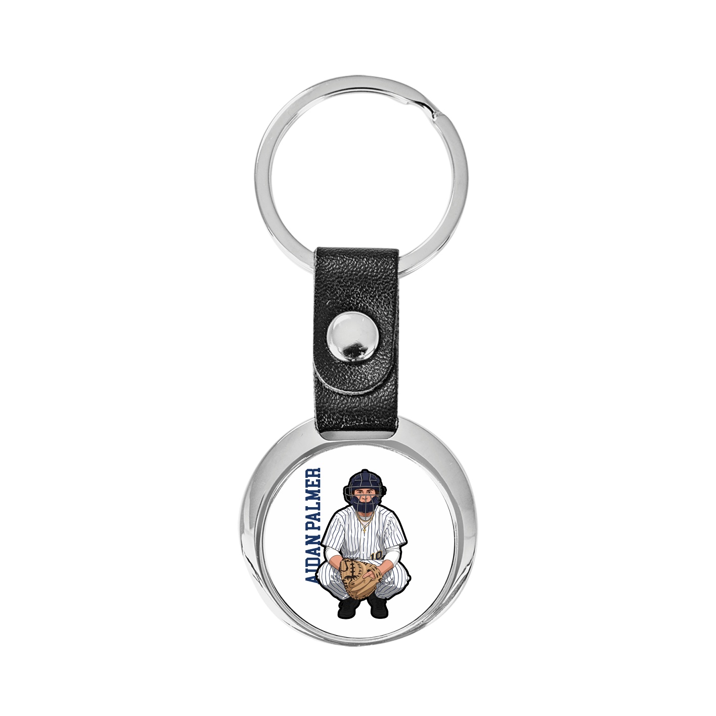 Key Chain — Name Vertical in Classic