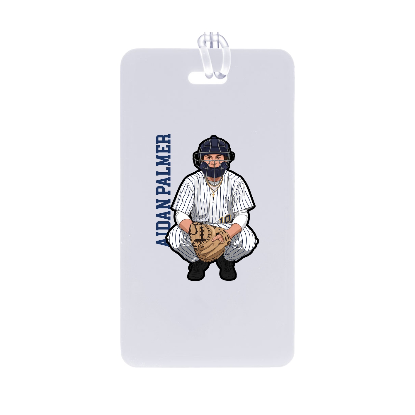 Bag Tag — Name Vertical in Classic