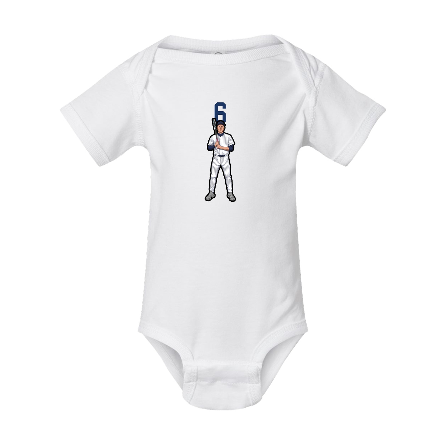 Baby Onesie — Number Top in White