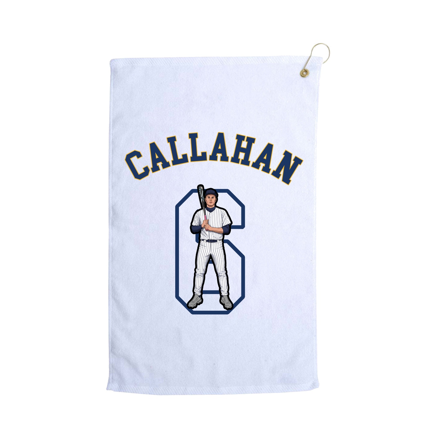 Golf Towel — Shirsey Arch in White
