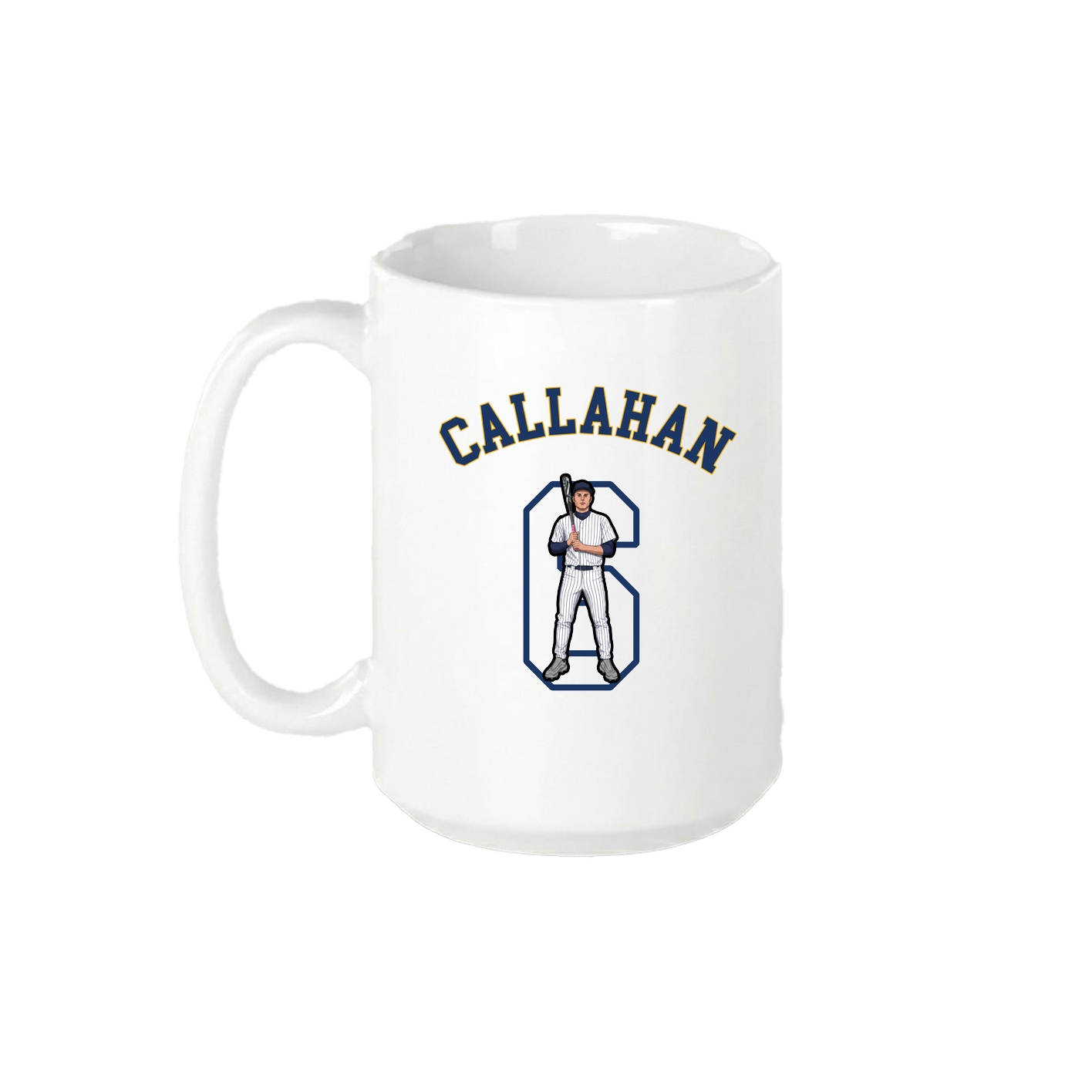 15oz Coffee Mug — Shirsey Arch in White