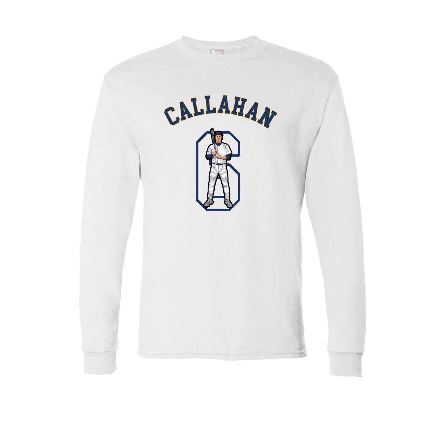 Long Sleeve Tee — Shirsey Arch in White