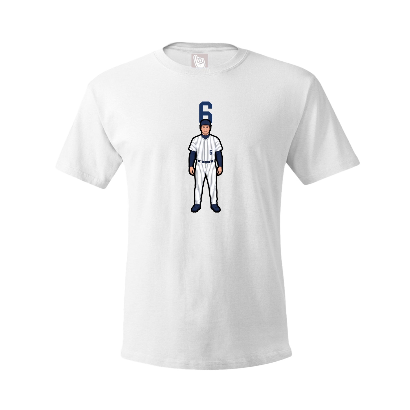 Tee — Number Top in White